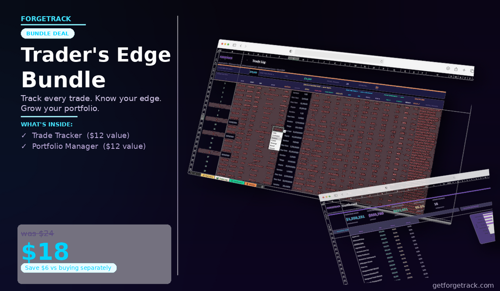 Trader's Edge Bundle — Trade Tracker + Portfolio Manager