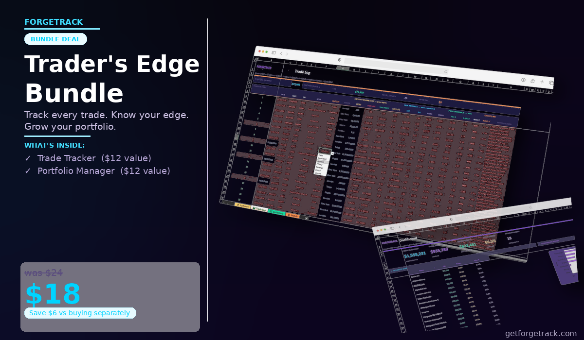 Trader's Edge Bundle — Trade Tracker + Portfolio Manager
