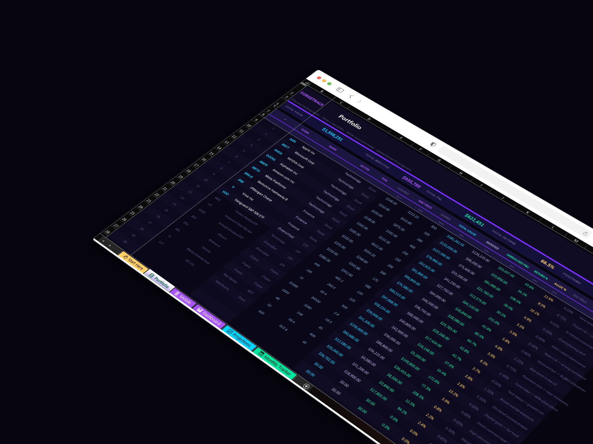 ForgeTrack Portfolio Manager