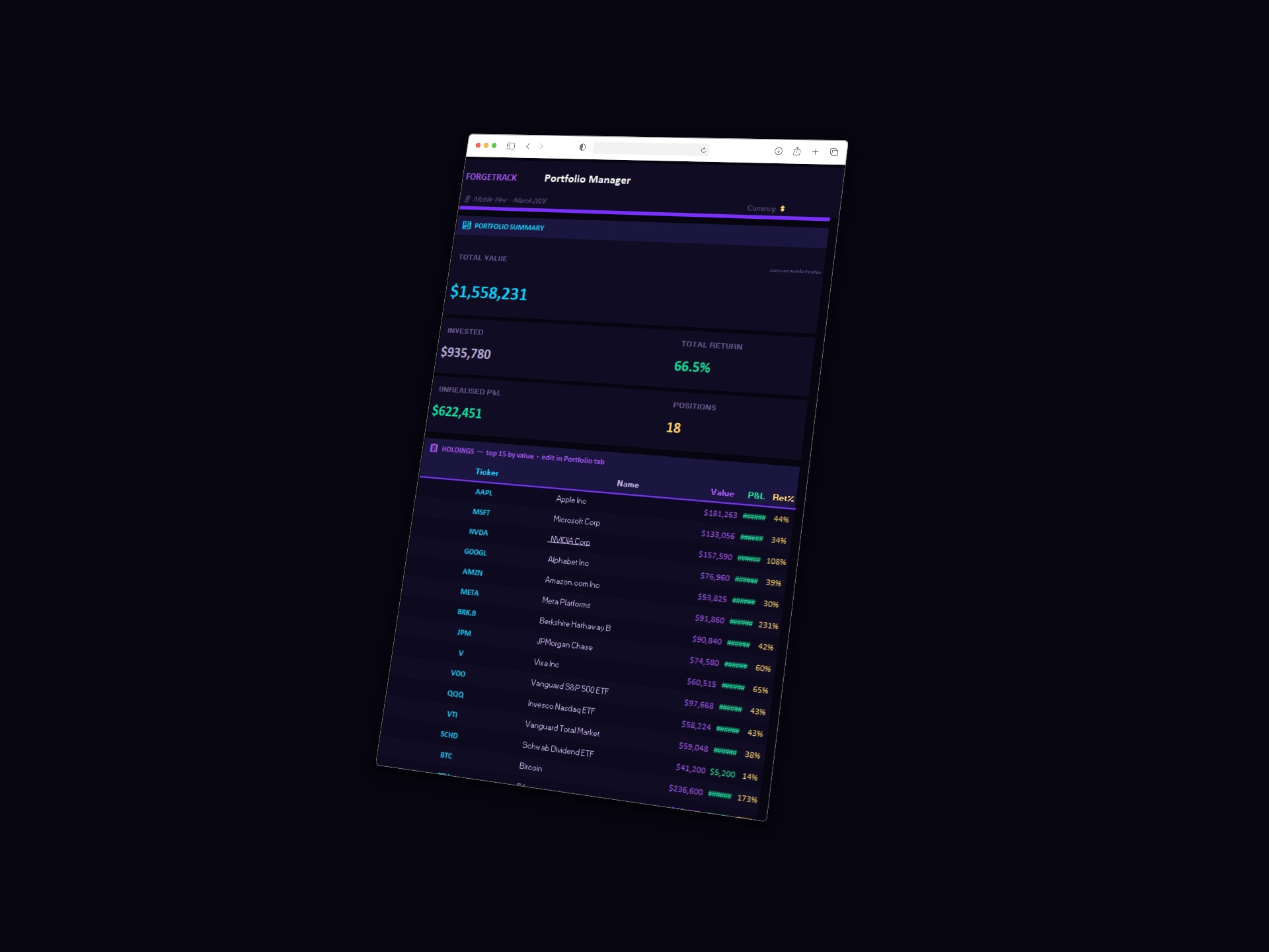 Trader's Edge Bundle — Trade Tracker + Portfolio Manager