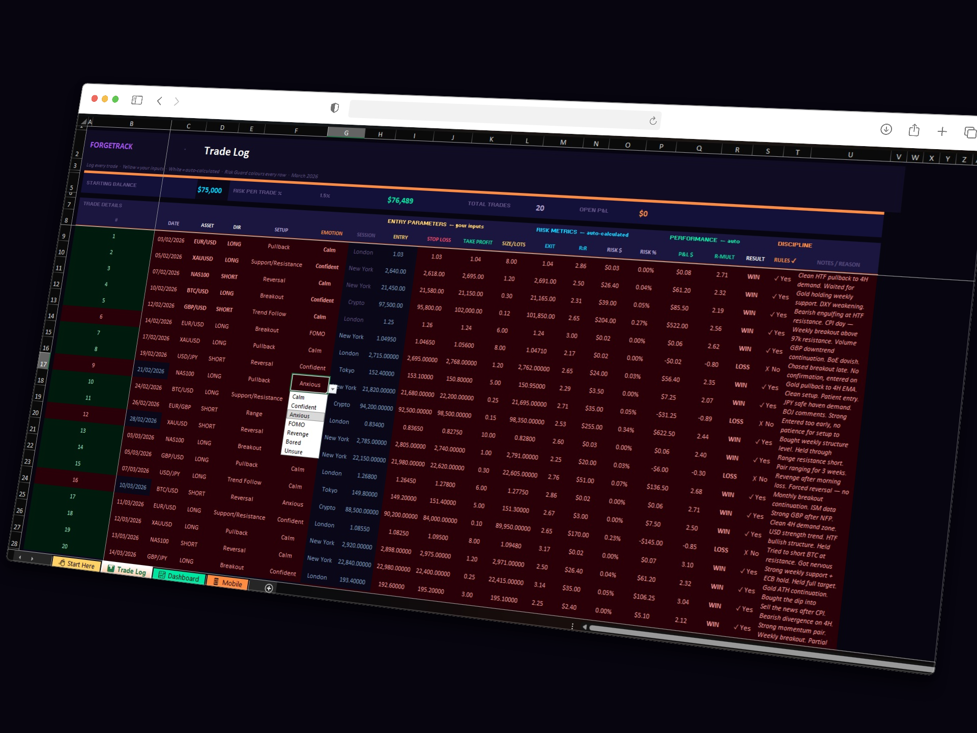 Trader's Edge Bundle — Trade Tracker + Portfolio Manager